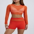 thumbnail image 3 of Maillots de Bain Femme à Mailles Transparentes + Ensemble Shorts, 3 of 9