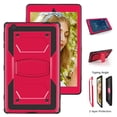 thumbnail image 3 of FIEWESEY for Walmart Onn 8 inch 2nd gen Case,Drop-Proof Shock-Resistant Hybrid Case for Walmart Onn 8 inch 2nd gen 2020 Release(Model:100011885)+Tempered Glass Screen Protector (Red, 1 Pack), 3 of 6