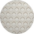 thumbnail image 2 of Addison Rugs Mayfield Premium Machine Washable Transitional Stripes Beige Round Rug, 8' x 8', 2 of 5