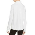 thumbnail image 2 of DKNY Women's Turtleneck Sweatshirt White Size Small, 2 of 2