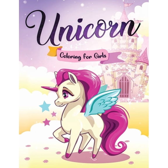 Unicorn Coloring Book, (Paperback)