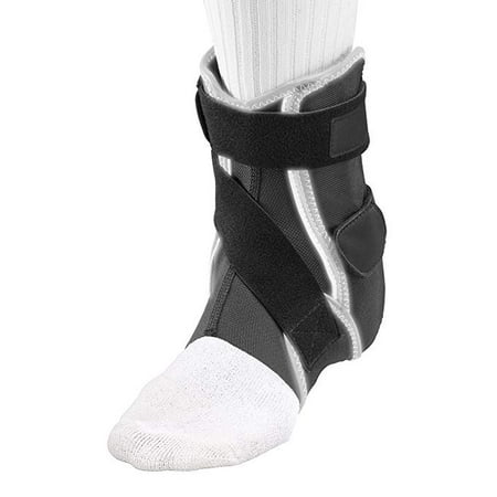 Mueller Hg80 Ankle Brace - Mueller Hg80 Premium Hard Shell Ankle Brace, Black/Gray, Left, Large