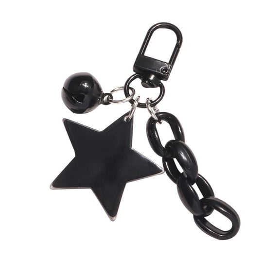 Keychain Star Shaped Keyring for Handbag Bags Pendant Keyring Holder for Women Charm Holder