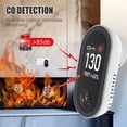 thumbnail image 5 of 3-in-1 CO Detector Temperature and Humidity Monitor, Digital Display Alarm for Kitchen Garage Indoor Air Quality, Battery Powered Safety Sensor,A, 5 of 8
