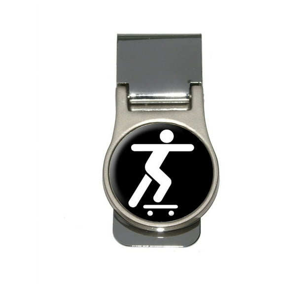 Skateboarding Skate Skater Money Clip