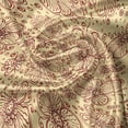 thumbnail image 5 of Ambesonne Floral Window Valance, Blossoms Spirals Art, 54" X 12", Ruby Pale Yellow, 5 of 5