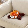 thumbnail image 4 of XIANXIAN Weighted Red Panda Stuffed Animal, 9.84 Inch Cute Plush Toy, Super Soft Pillow Plushie Doll, Sleeping Cushion for Boys Girls, Birthday Gifts, 4 of 4