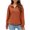 Red, variant on Sweatshirts without Hood,Women V Neck Long Sleeve 1/4 Zipper Turndown Collar Pullover Tshirt Fall Winter Casual Loose Blouses Elegant Fashion Tops Preppy Clothes Cute Teen Girls Outfits S-XXL