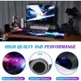 thumbnail image 6 of Large Extended Gaming Mouse Pad with Stitched Edges, Non-Slip Waterproof Rubber Base Mouse Pad for Office, Computer, Keyboard, Laptop and Home Desk Pad 35.4 x 15.7 x 0.12 Inch (Nebula Starry Sky), 6 of 6