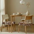 thumbnail image 4 of HELLHERO Cow Print Chair Seat Covers for Dining Room, Elasticity Kitchen Chair Cushion Slipcover Set of 2, Dining Room Chairs Seat Cover, 4 of 7