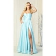 thumbnail image 1 of Robe en Satin Demoiselle d'Honneur Élégante, 1 of 3