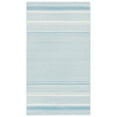thumbnail image 7 of SAFAVIEH Kilim Orpa Striped Wool Area Rug, Light Blue/Ivory, 3' x 5', 7 of 7