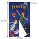thumbnail image 4 of Cortina de puerta Peter Pan para entrada, cortina opaca con estampado de patrón, cortina divisoria de ambientes, tapiz para decoración del hogar, 34" de ancho x 56" de largo, 4 of 7