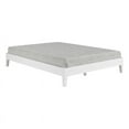 thumbnail image 2 of Steve Silver Nix Modern Solid Wood Queen Size Lo Profile Platform Bed, White, 2 of 12