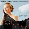thumbnail image 3 of GZHJMY Beach Towel for Women Girls, Cute Black Cat Bath Towel, Oversized Lightweight Sport Towel, 31x51 Inch, 3 of 7