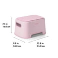 thumbnail image 6 of OXO Tot Anti-Slip Step Stool, Blossom, Supports Up to 200 lbs, Toddler & Kids Use, 6 of 8