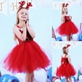 thumbnail image 2 of FhsagQ Dresses Girls Christmas Dresses Size 5-6 Child Girls Pageant Dress Christmas Party Gown Princess Dresses Christmas Dresses for Girls 10-12 Girls Christmas Dresses Size 6T Red 4-5 Years, 2 of 8