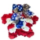 thumbnail image 1 of Guirnalda de estrellas para puerta, decoración para el Día de la Independencia, Día de los Caídos, Día del Trabajo, decoración para el porche de casa, interior y exterior, en rojo, blanco y azul., 1 of 5