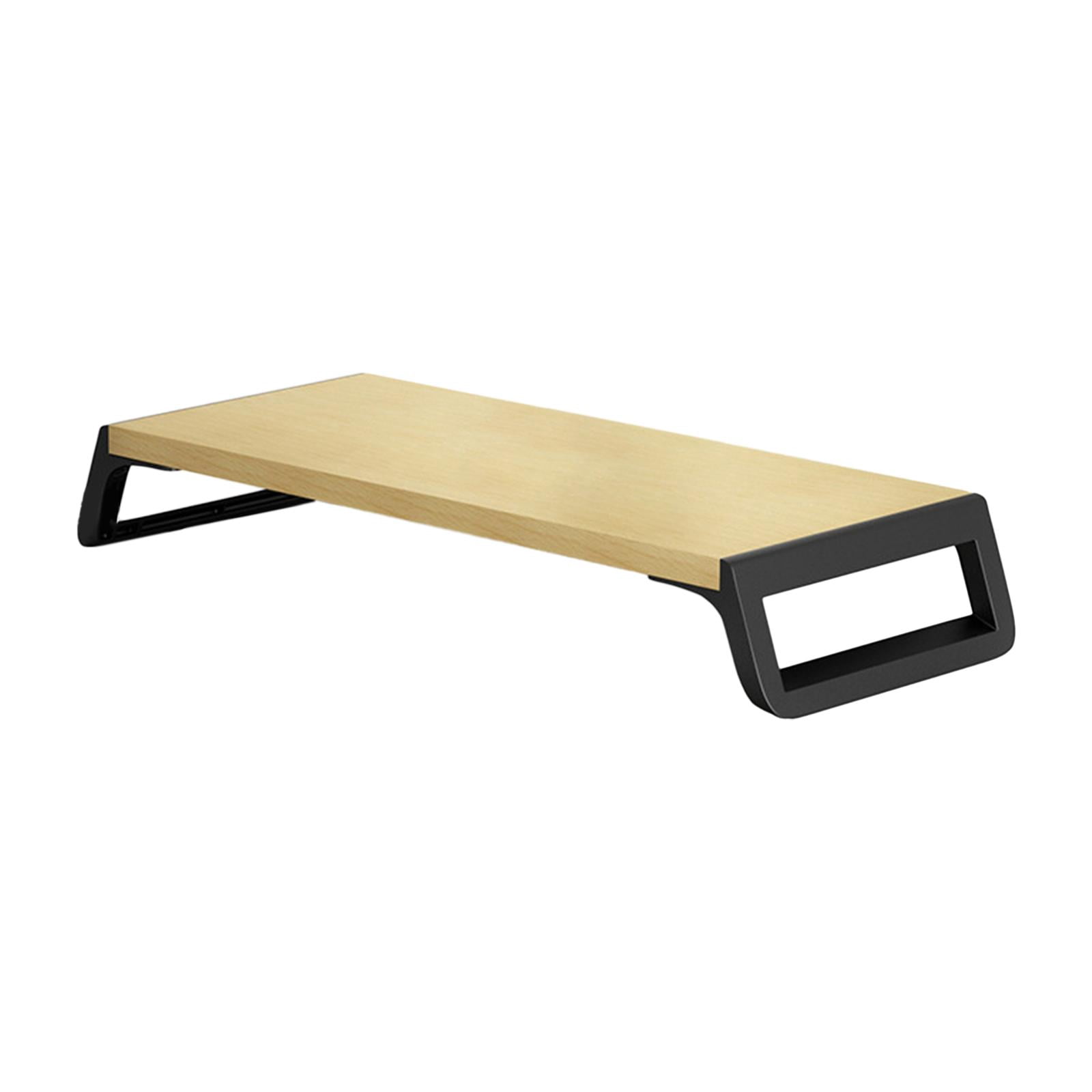 Wzmzjy Computer Monitor Riser, Monitor Stand Desk for Printer Monitor Desktop Shelf for wood and black
