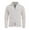 Beige, variant on qelini Zip up Cardigan for Men Collared Knitted Sweaters Solid Long Sleeve Tops Dressy Casual Outerwear