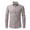 Grey, variant on Cameland Men's Tops Flip Collar Button Pocket Shirt Tops Stretch Wrinkle Resistant Business Style Long Sleeve Shirt