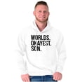 thumbnail image 5 of Worlds Okayest Son Funny Children Hoodie Hooded Sweatshirt Men Brisco Brands M, 5 of 5