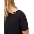 thumbnail image 5 of Alternative Women's Rocker Tee, Black, Medium, 5 of 6