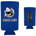 thumbnail image 2 of Bite Me Shark Magnetic Slim Can Coolie (Royal Blue), 2 of 4