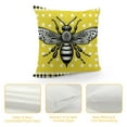 thumbnail image 4 of GOSMITH Summer Pillow Covers , Bee Polka Dots Decorative Yellow Throw Pillow Covers Cute Farmhouse Cushion Pillow Covers for Sofa Couch Outdoor Decor, 4 of 5