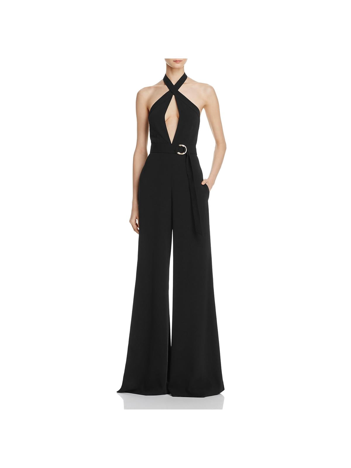 JILL Jill Stuart Womens Keyhole Solid Jumpsuit JILL Jill Stuart Womens Keyhole Solid Jumpsuit