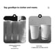 thumbnail image 1 of Rotating Coffee Cup Holder for Office and Kitchen Black Plastic Storage Rack, 1 of 3
