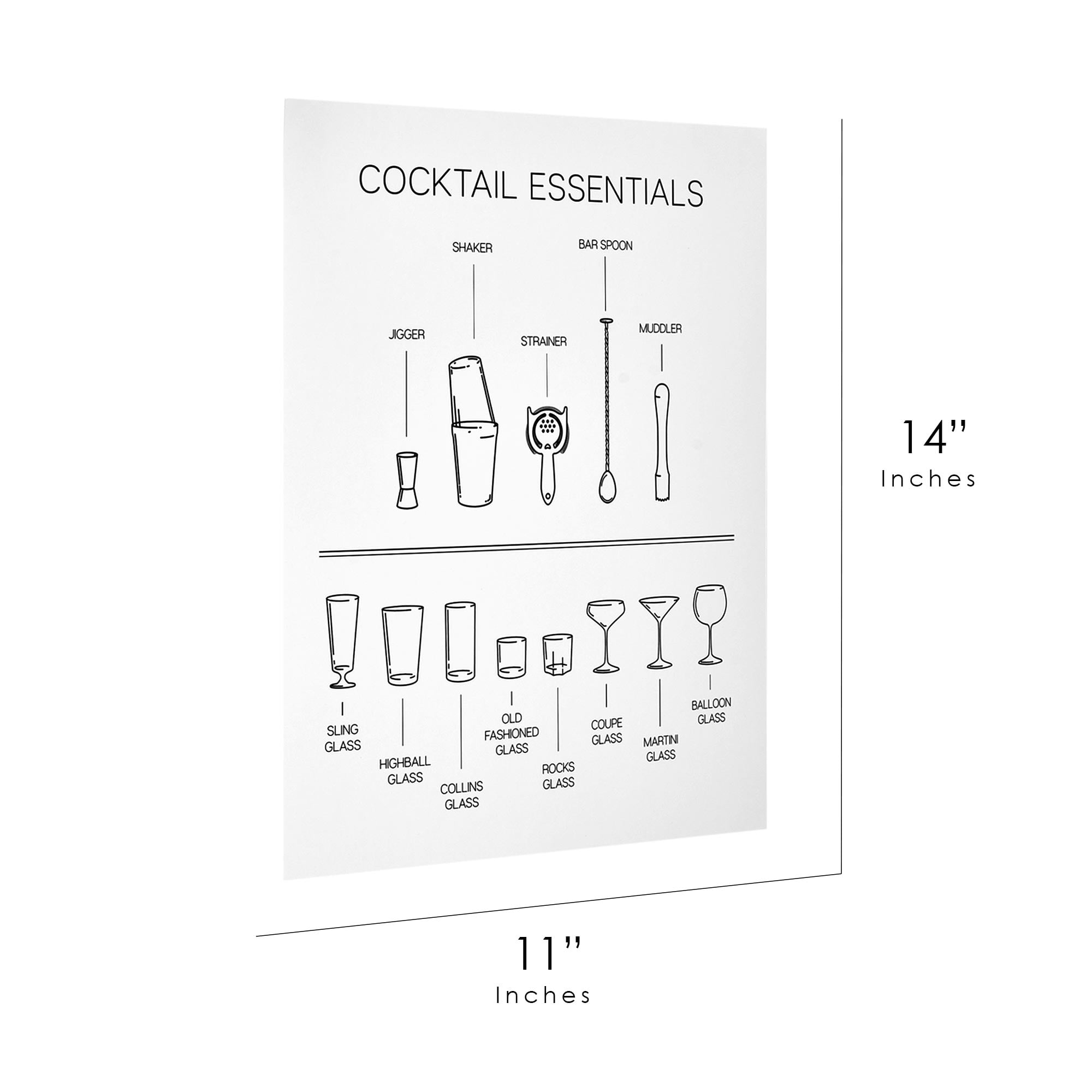 American Art Decor Happy Hour 11" x 14" 3-Piece Print Set