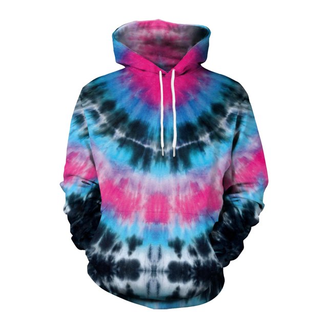 Sudadera holgada con capucha para hombre y mujer, Jersey Unisex con estampado degradado, ropa de calle Harajuku