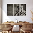 thumbnail image 3 of Elephant Stock Jaguar Eyes Pop Wall Art - Horizontal Multi Panel Canvas - Living Room Wall Decor - Animal Multi Panel - Gray And Black Decor - 57" x 36", 3 of 8