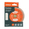 thumbnail image 2 of Timco - Premium Tile & Ceramic Diamond Blade - Thin Turbo (Size 115 x 22.2 - 1 Each), 2 of 3