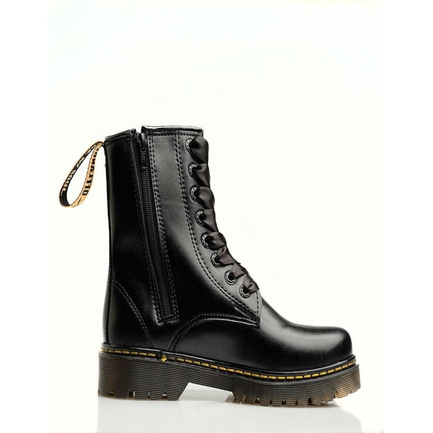 Botas Offlander Para Mujer Color Negro T24 Offlander Bota Para mujer de plataforma color negro