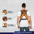 Palmer Safety Full Body Harness with 5 Point Adjustment, Dorsal Dring