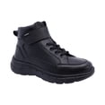 thumbnail image 1 of Bota escolar Audaz para niño de corte piel negro Balu con ajuste combinado, 1 of 4