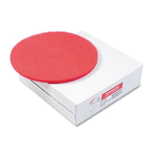 Boardwalk Buffing Floor Pads, 20' Diameter, Red, 5/Carton -BWK4020RED