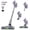 Purple, variant on Yoomi Cordless Stick Vacuum Cleaner, 35KPa Powerful Suction, 45Mins Runtime, Anti-Tangle, 8 in 1 Lightweight Handheld Vacuum for Hard Floor Carpet Pet Hair, Blue
