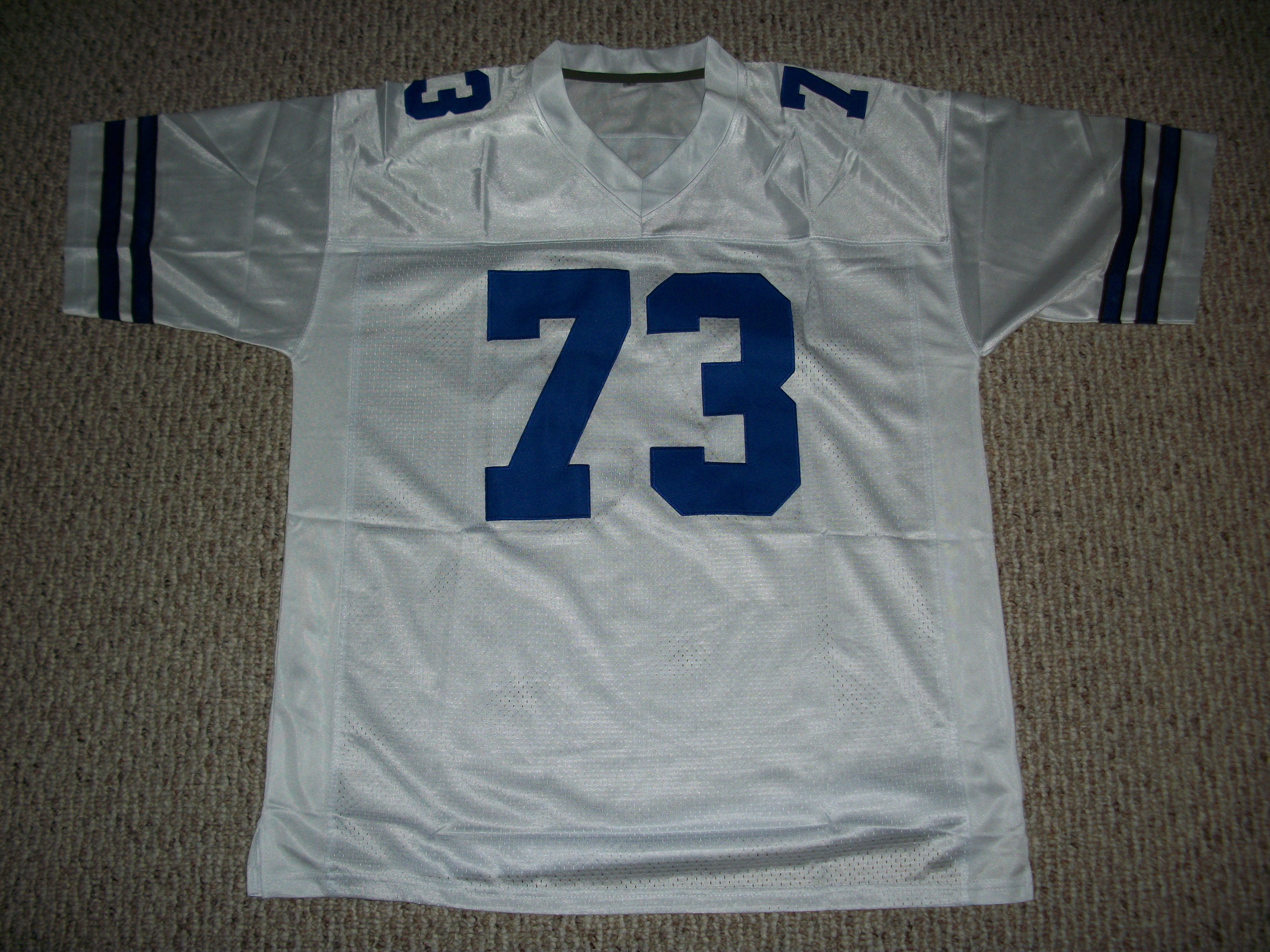 Larry Allen 73 Vintage High School Crushers Maroon Football Jersey