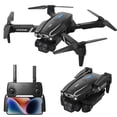 thumbnail image 2 of Black S2 Dual Camera Drone With Remote Control Hd Aerial Photography Foldable Quadcopter Toy 13 Mins Flight Time 200 Meters Control Range 360 Degree Obstacle Avoidance For Teens Adults Bla, 2 of 7
