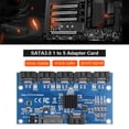 thumbnail image 1 of Tarjeta de expansión SATA 1 a 5 puertos SATA3.0 Placa base 6Gbps Riser Hub Adapter, 1 of 6
