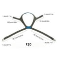 thumbnail image 3 of Replacement Headgear Strap Compatible With For F10 Or F20 Nasal Pillow CPAP Mask,Fixing Clip,Replacement Strap Headgear For F10 Or F20 CPAP Replacement Strap Headgear For F10 Or F20 CPAP,Grey,, 3 of 8