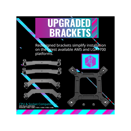 Cooler Master - Hyper 212 Halo 120mm CPU Cooling Fan with Gen 2 RGB Lighting - Black Edition