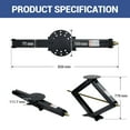 thumbnail image 3 of Camper Stabilizer Jacks (2-Pack) - 7500 LB Capacity Leveling Scissor Lift with Crank Handle for RV & Travel Trailer Stabilization, 3 of 7