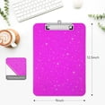 thumbnail image 3 of Cute Sparkly Glitter Clipboard 6 Color Set, Durable A4 Plastic Clip Board, Back to School Gift for Students Teachers, 3 of 7