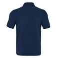 thumbnail image 7 of Mens Texture Polo Shirts Short Sleeve Lightweight Cool Dry Business Casual Golf Polo Collared Shirt, 7 of 7