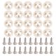 thumbnail image 1 of Juego de 20 remaches de perlas semicirculares de color Beige para bolsas de ropa, accesorios de decoración DIY, 1 of 8