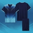 thumbnail image 3 of Kids Soccer Jersey Sports Team Training Shirt and Shorts Uniform, 3 of 4